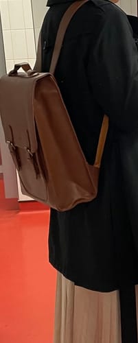 Customer photo review of Verbena Vintage Laptop Backpack