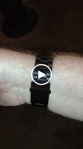 Customer video review of Oceaneva Men's Deep Marine Explorer II 1250M Pro Diver Watch Gray Dial Black IP
