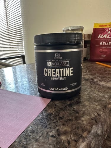 Customer photo review of CREATINE MONOHYDRATE