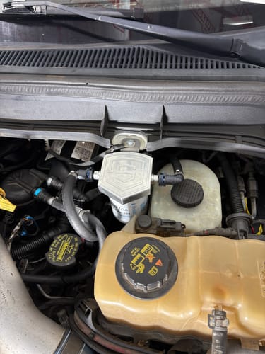 Customer photo review of 2011-2024 Powerstroke Gen2.1 CP4 Bypass Kit w/ Return Filter Assembly (CP4-6.7F-BP-G2.1)