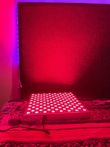 Customer photo review of Therma Glow – Die Revolution der Rotlichttherapie