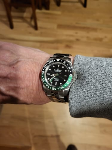 Customer photo review of Oceaneva Men's GMT Automatic Deep Marine Explorer 1250M Pro Diver Watch