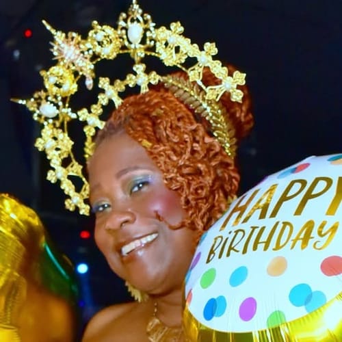 Customer photo review of Goddess Kierrah Star Crown