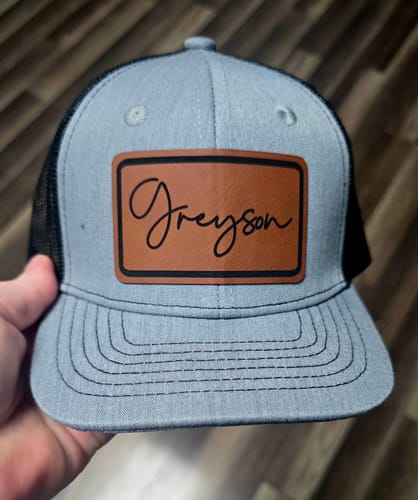Customer photo review of Dad and Son Trucker Hats