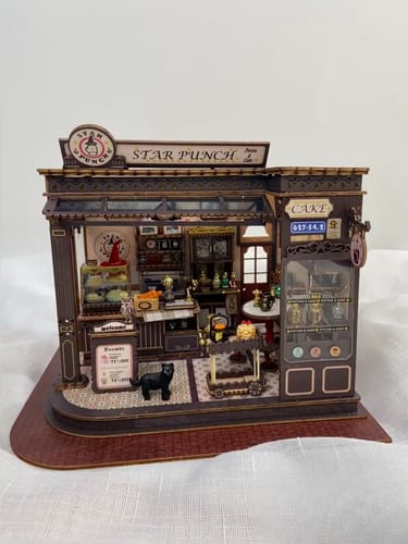 Customer photo review of Magic Cafe Shop DIY Miniature House