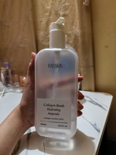 Customer photo review of Bad Skin™ Korean Collagen Bomb Hydrating Ampoule