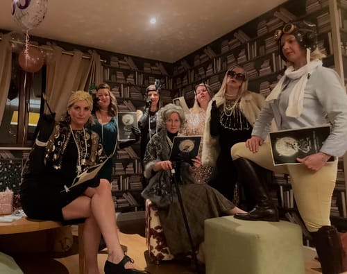 Customer photo review of Midnight on the Orient Express - An Agatha Christie themed murder mystery