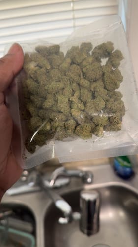 Customer photo review of White Runtz - Greenhouse THCA (Smalls)