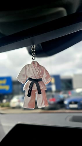 Customer photo review of Personalized Black Belt Keychain - Taekwondo,Karate,Jiu-Jitsu Gift