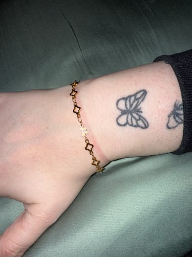 Customer photo review of Permanent jewelry