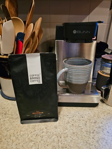 Customer photo review of Bourbon Flavored Coffee