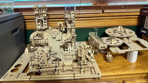 Customer photo review of Mechanical Air Island Marble Run MAX Version