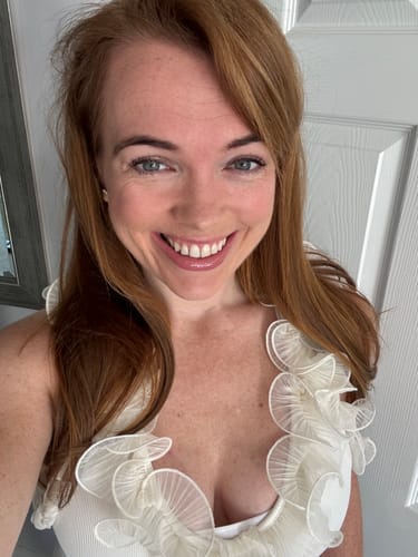 Customer photo review of Remy Human Hair Invisible Wire Extension - Autumn