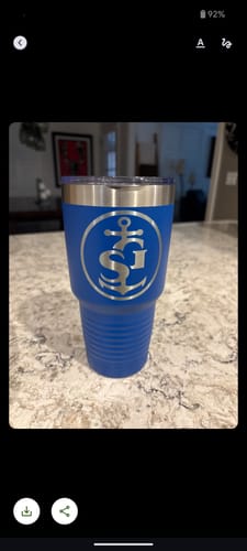 Customer photo review of (6) 30 oz. Custom Engraved Tumblers