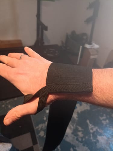 Customer photo review of Super Heavy Wrist Wraps, Stealth, IPF Approved – 60cm/90cm