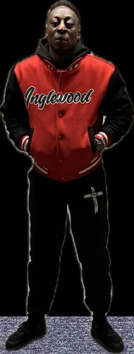 Customer photo review of Maßgeschneidertes Schwarz Texas Orange Jacke