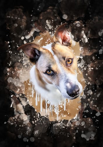 Customer photo review of Aquarell Pawtrait