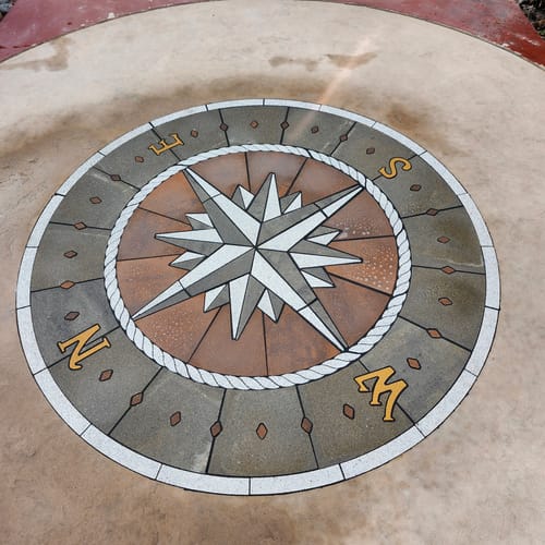 Customer photo review of Convex Diamond Blade for Curved Cutting Granite, Mable, Stone, 5"