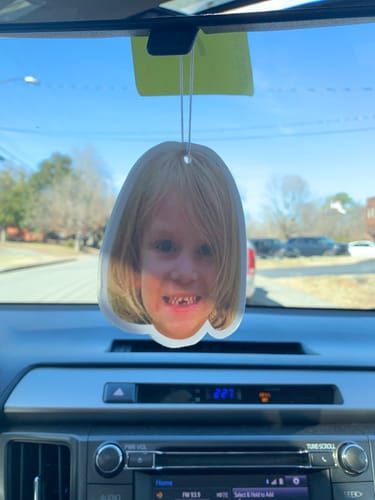 Customer photo review of Custom Shape Air Freshener