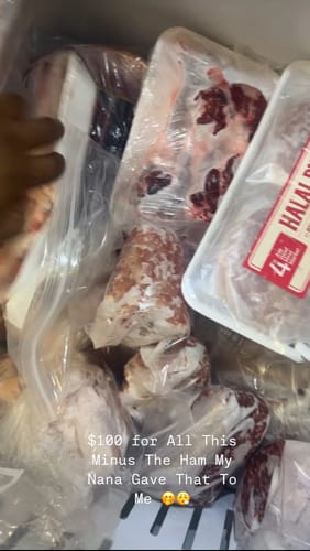 Customer photo review of Halal Meat Plan 3