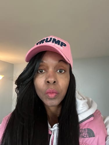 Customer photo review of Mayde Beauty Candy Synthetic HD Lace Front Wig - BE MINE