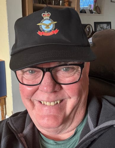 Customer photo review of RAF Veteran Cap - Black