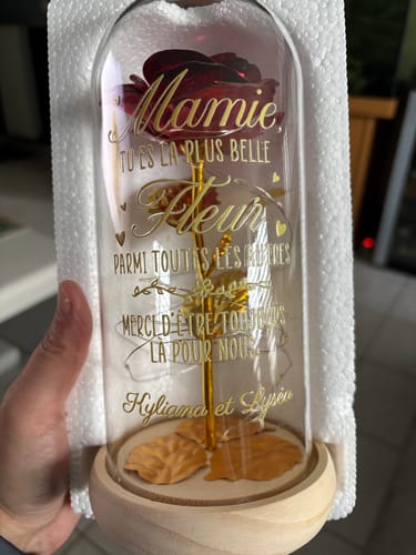 Customer photo review of Mamie - Grands-Parents-Rose dorée