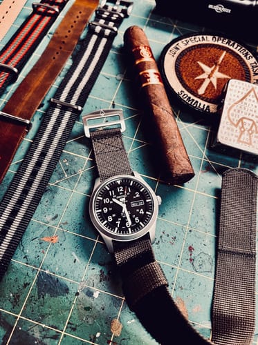 Customer photo review of Glomar Explorer - Hook And Loop Watch Strap