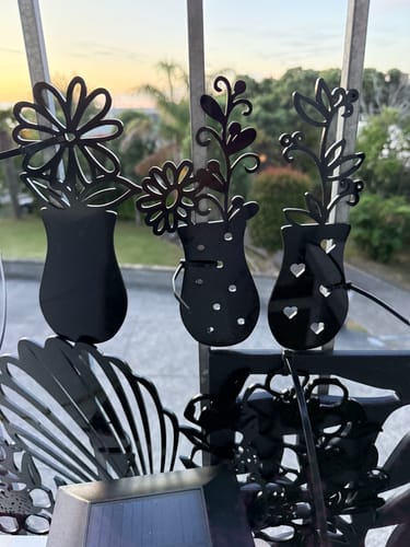 Customer photo review of Mini Vase Plants Wall Art Set