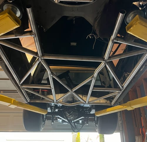 Customer photo review of 79-93 Foxbody Floor Structure