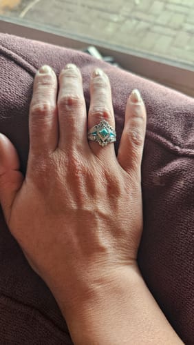 Customer photo review of Eagle's Feather Ring