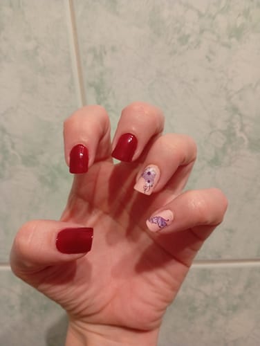 Customer photo review of Vegánsky lak na nechty Blush Pink Didier Lab 10ml