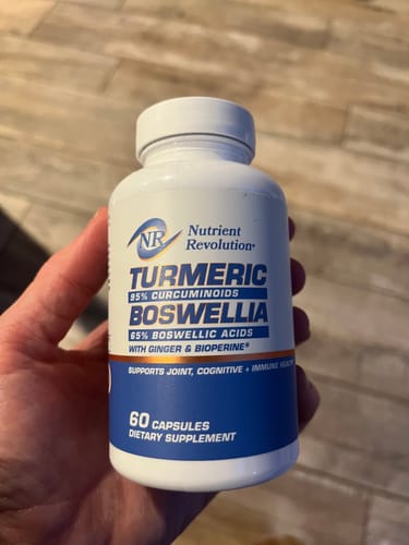 Customer photo review of Turmeric (95% Curcuminoids) Boswellia (65% Boswellic Acids)