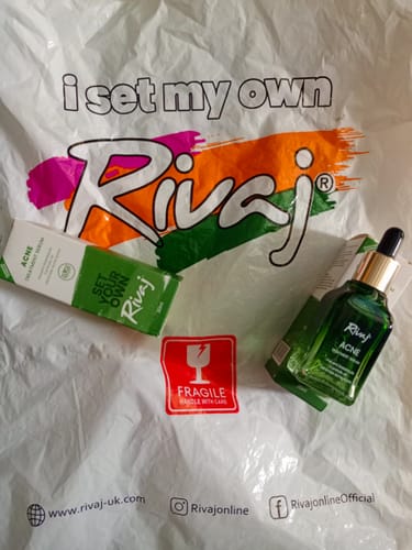 Customer photo review of Face Serum - Acne Treatment (30ml)