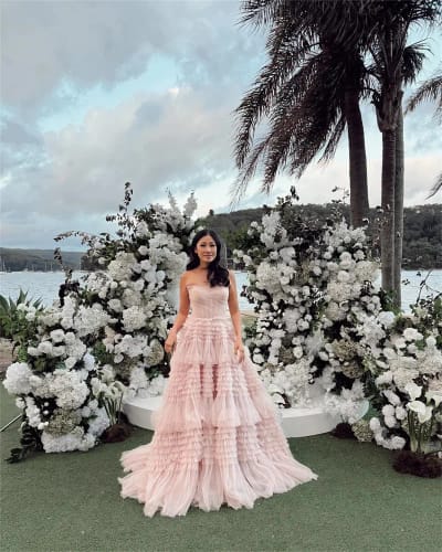 Customer photo review of Catalina Maxi Dress