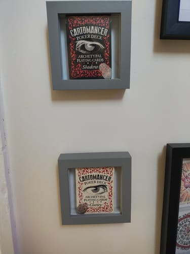 Customer photo review of Cartomancer Shadow Classic (with Booklet) Playing Cards