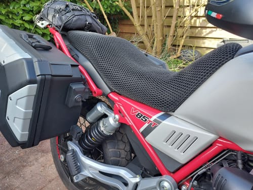 Customer photo review of Wind Rider Seat Cover