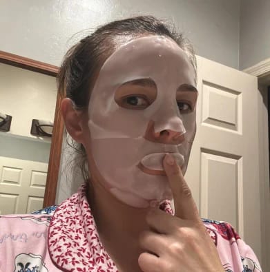 Customer photo review of Bio-Collagen Mask