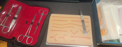 Customer photo review of Suture Practice Kit