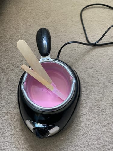 Customer photo review of Plumeria Hard Wax 1kg