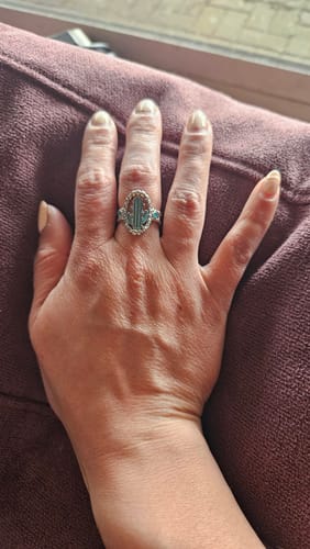 Customer photo review of Evergreen Oasis Ring