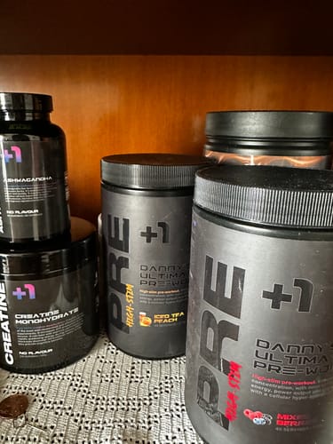 Customer photo review of +1© Danny's Ultimate Pre Workout High-stim (520g)