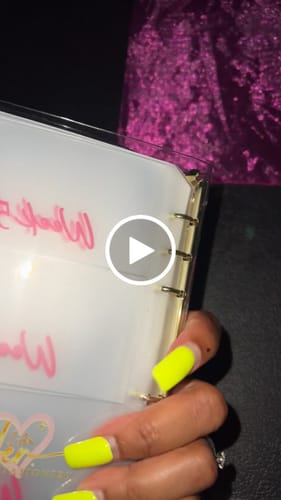 Customer video review of Bankroll Barbi - $1378 Goal - 52 week challenge binder