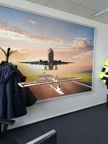 Customer photo review of Schulgleiter SG 38 Deko Flugzeugmodell Bausatz | Pure Planes