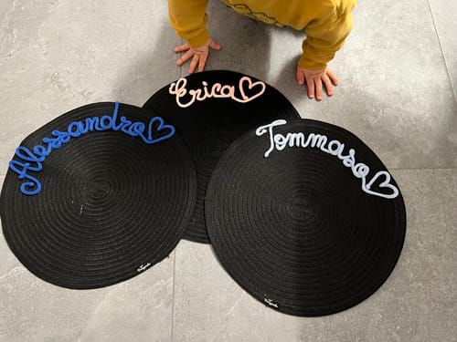 Erica F. review of Tovaglietta Americana Personalizzata con Nome image 1 out of 1