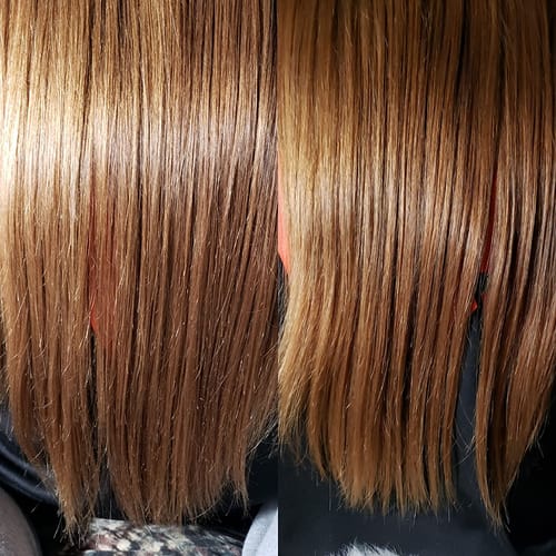 Customer photo review of BrushX Cordless Split End Hair Trimmer Automatic