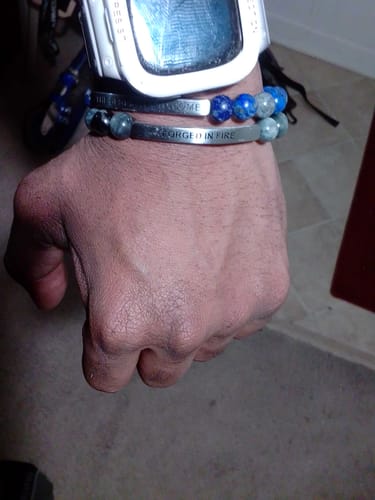 Customer photo review of MENS - FORGED IN FIRE (POS)