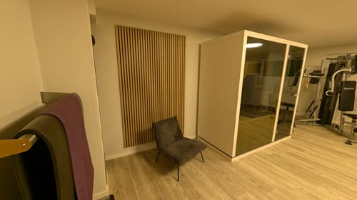 Customer photo review of Akustikpaneele Natürliche Eiche - 240 cm x 60 cm