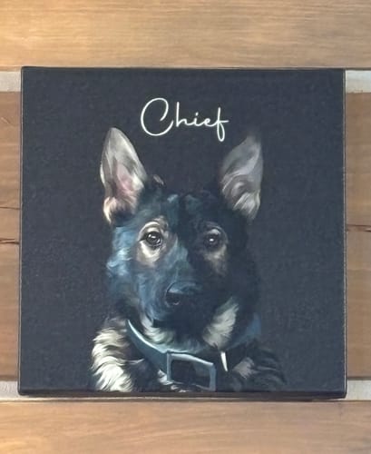 Customer photo review of Pet Art Canvas Wrap