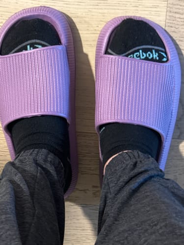Customer photo review of Cloud Slides - Deep Purple